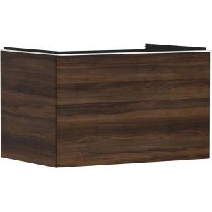 Hansgrohe Xelu Q - Шкафче за умивалник, 50x78x55 см, 1 чекмедже, тъмен орех/матово бяло 54057700 (54057700)