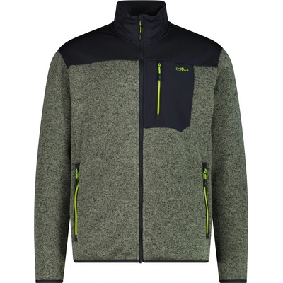 CMP Мъжко поларено яке CMP Jacket with Chest Pocket Fleece jacket - Sage / Antracite - размер 56 (EU) (005-7018-0316)