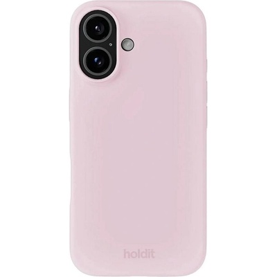 Holdit Калъф Holdit - Silicone, iPhone 16, Pale Pink (7330985169892)