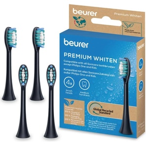 Beurer Сменяеми глави за четка за зъби Beurer 10531, Съвместими с Beurer SC 30/50, Средна твърдост, Индикаторни влакна, 4 броя (10531_BEU)