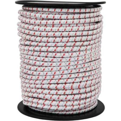 Náhradní gumové elastické lano/provaz pro bránu ohradníku, průměr 7mm, flexibilní, vodivé, 1 m