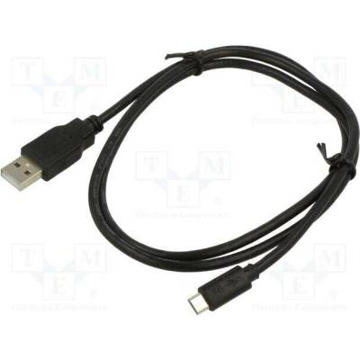 ART KABUSB MICRO AL-OEM-106 USB 2.0 USB A vidlice USB B micro vidlice 1m černý