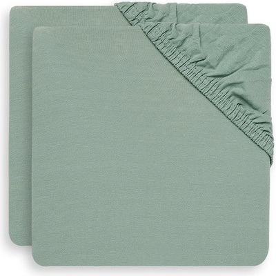 Jollein prostěradlo napínací 2 ks Ash Green 120x60