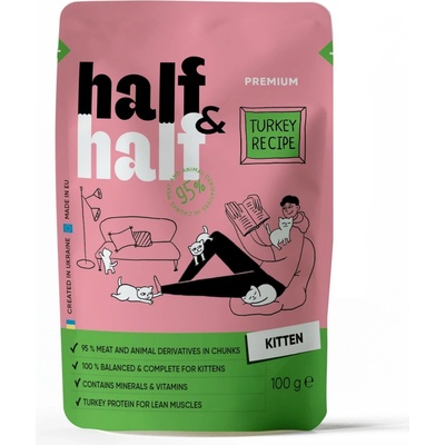 Half & Half Kitten kousky jelly krůta 100 g