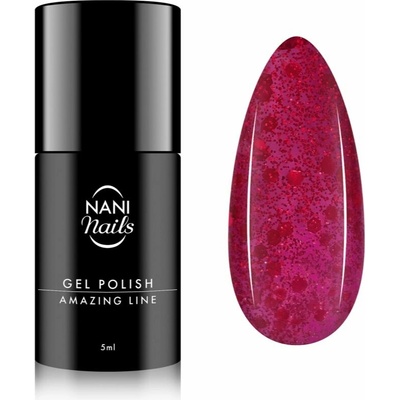 NaniNails NANI Amazing Line gélový lak na nechty odtieň Crimson Confetti 5 ml