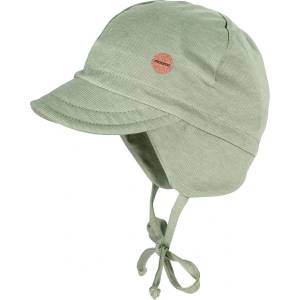 maximo Детска шапка с козирка maximo Kids' Mini Boy Peak Cap, Band Cap - Kaper / Hellbraunmeliert - размер 49 cm (904-6708-0414)