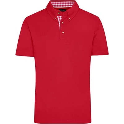 James Nicholson pánská polokošile JN716 Red