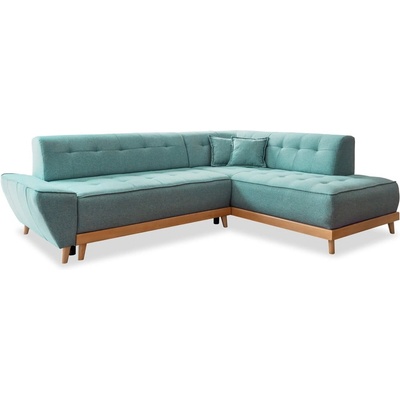 Miuform Тюркоаз разтегателен ъглов диван (десен ъгъл) Dazzling Daisy - Miuform (Dazzling Daisy 2QBKL-HAEECR LA75)