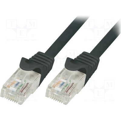 Logilink CP2063U Patch Cat.6 U/UTP EconLine, 3m, černý