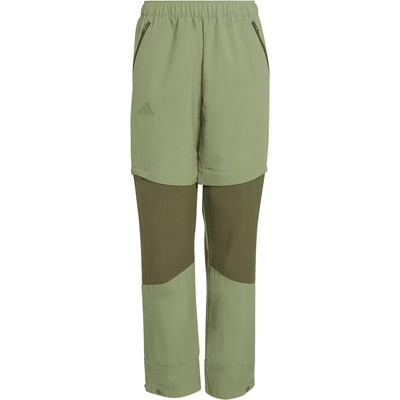 adidas Terrex Детски панталон със свалящи крачоли adidas Terrex Kid's MT Zip Pants Walking trousers - Tent Green - размер 152 (EU) (701-4344-0314)