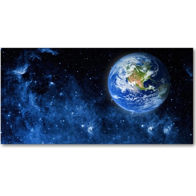 Fotoobraz na skle zemeguľa 100x50 cm