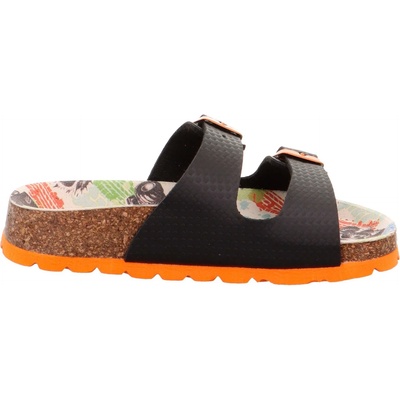 Superfit Детски сандали Superfit Kids' Vegan Slippers with Insole Sandals - Schwarz / Orange - размер 36 (EU) (702-5514-0223)