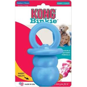 KONG puppy binkie medium - играчка за куче от гума - САЩ - kp27e