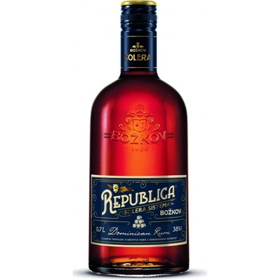Božkov Republica Sistema Solera 38% 0,7 l (holá láhev)