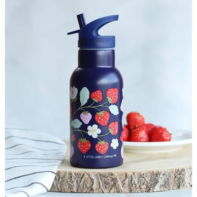 Бутилка от неръждаема стомана със сламка: Ягодка (dbssst69)