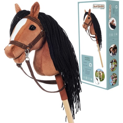 Hobby kůň HOPPIHORSE Tootiny A4 hnědák tmavě hnědý malý hnědák