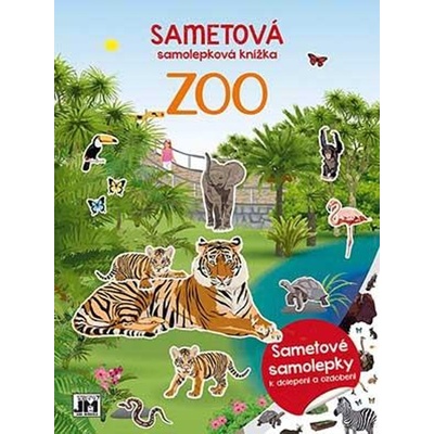 Sametová samolepková knížka ZOO