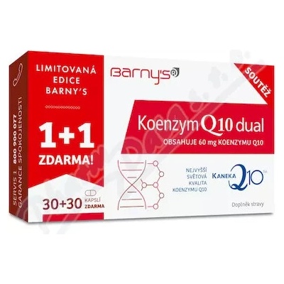 Barny's Koenzym Q10 Dual limit.edice 30+30 ks