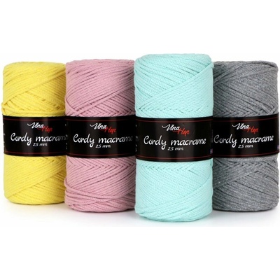 Vlna - Hep Cordy macrame 2,5 mm 8171 smetanová