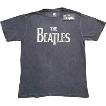 The Beatles Риза Drop T Logo Snow Wash Unisex Charcoal Grey XL (BEATSWASH04MC04)