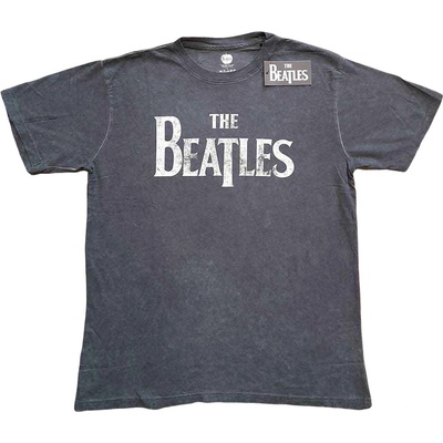 The Beatles Drop T Logo Snow Wash Charcoal Grey XL Риза (BEATSWASH04MC04)