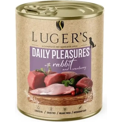 Luger’s Superfood Luger`s Dog храна за кучета със заешко, 800gr