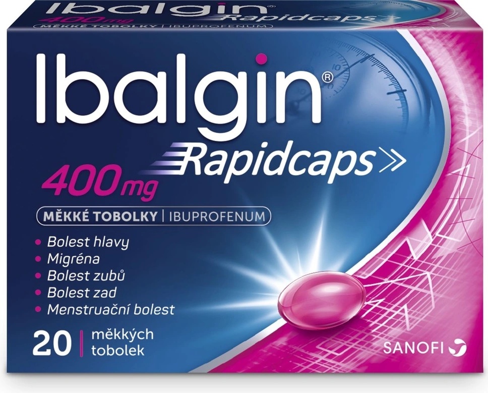 IBALGIN RAPIDCAPS POR 400MG CPS MOL 20