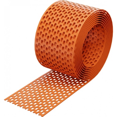 Ochranný pás plastový cihlově červená 80 mm x 5 m – Zboží Dáma
