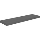 PETROMILA Plovoucí nástěnná police šedá vysoký lesk 60x23,5x3,8 cm MDF