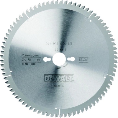 DEWALT Циркулярен диск за алуминий, пластмаси и дърво ф305х2.6 мм (dt4283) (dt4283)