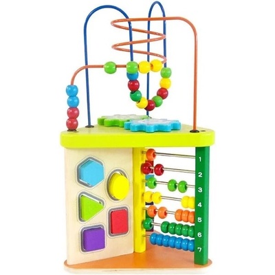 Acool Toy Дървена дидактическа кула със сметало Acool Toy (ACT09)