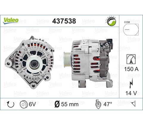 Alternátor VALEO 437538
