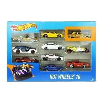 Mattel Hot Wheels Dárková sada 10 vozidel 10PAK 54886