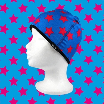 Voxx čapka Alyan vzor K oboustranná vzorovaná černá