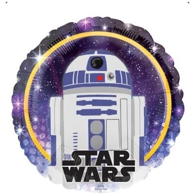 Anagram Kruh Star Wars Galaxy R2-D2, 43 cm fóliový balónek