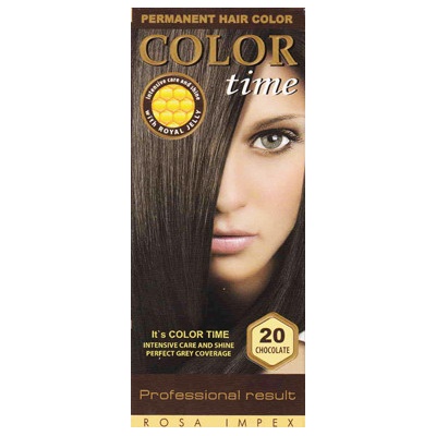 Color Time dlouhotravající barva na vlasy 20 čokoláda