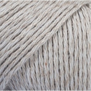 DROPS Design Bomull-Lin Uni Colour 15 Light Grey Плетива прежда (103715)