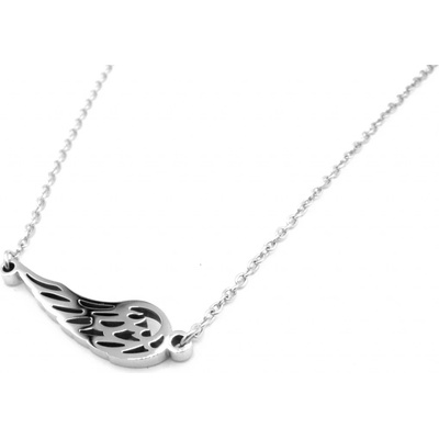 Steel Jewelry Náhrdelník andělské křídlo z chirurgické oceli NH150210
