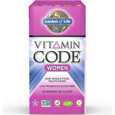 Garden of Life Vitamin Code RAW multivitamin pro ženy 120 kapsúl