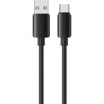 USAMS U98 USB кабел за данни - Type-C, 100 см, ЧЕРЕН SJ786USB01 (SJ786USB01)