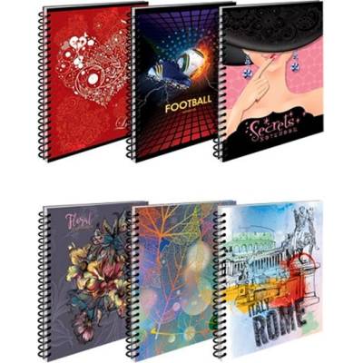 Тетрадка Junior Exclusive A5 80 л. сп. ред Микс (A5 80)