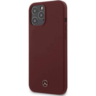 Mercedes-Benz Калъф Mercedes MEHCP12LSILRE Silicone Line, за iPhone 12 Pro Max, червен (Mer006993-0)