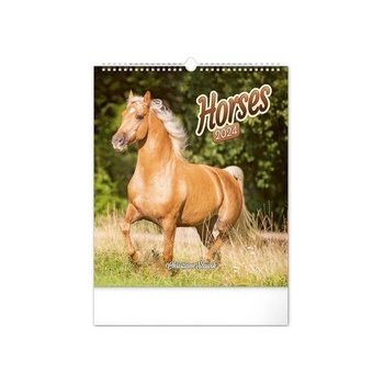 Presco Group Nástěnný Koně 30 × 34 cm 2024