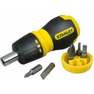 STANLEY 0-66-358 ráčnový šroubovák MINI s bity, rukojeť ABS plast