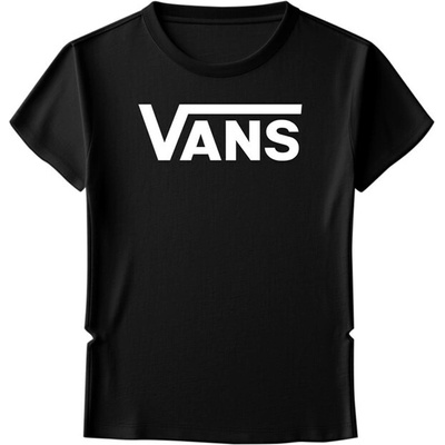 VANS GIRLS FLYING V CREW TEE Black