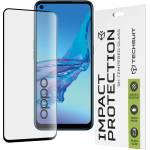 Techsuit Oppo A53 4G / A53s 4G - 111D пълно покритие / пълно залепено стъкло - черно