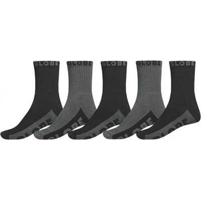 Globe CREW 5 PK BLACK/GREY