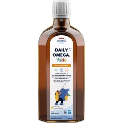 Osavi Daily Omega Kids Liquid | Nаtural Lemon Flavored [250 мл] Лимон