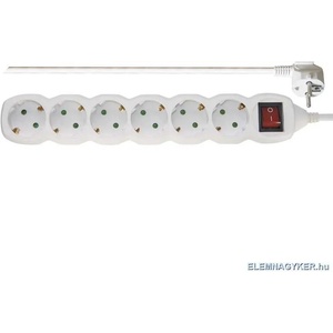 EMOS 6 Plug 2 m Switch (P1622/1922160200)