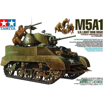 Tamiya 35313 M5 A1 w 4 Figures 1:35